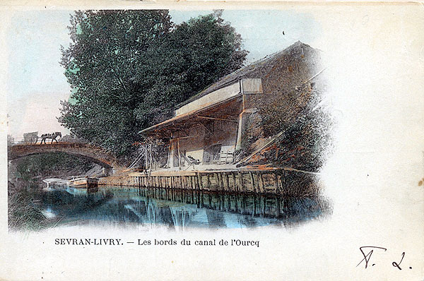 SEVRAN-LIVRY.- Les bords du canal de l'Ourcq